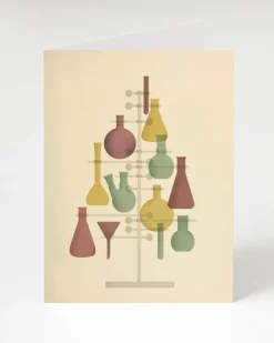 Cognitive Surplus Chemis-tree Holiday Card - Chemistry Christmas Card | * Greeting Cards | Pharmacy
