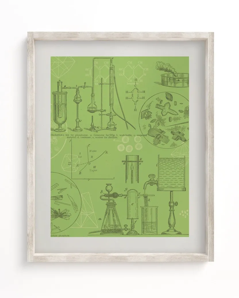 Cognitive Surplus Chemistry Lab Museum Print | Chemistry Gift* Wall Art | Pharmacy