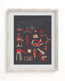 Cognitive Surplus Chemistry Lab Museum Print | Chemistry Gift* Wall Art | Pharmacy