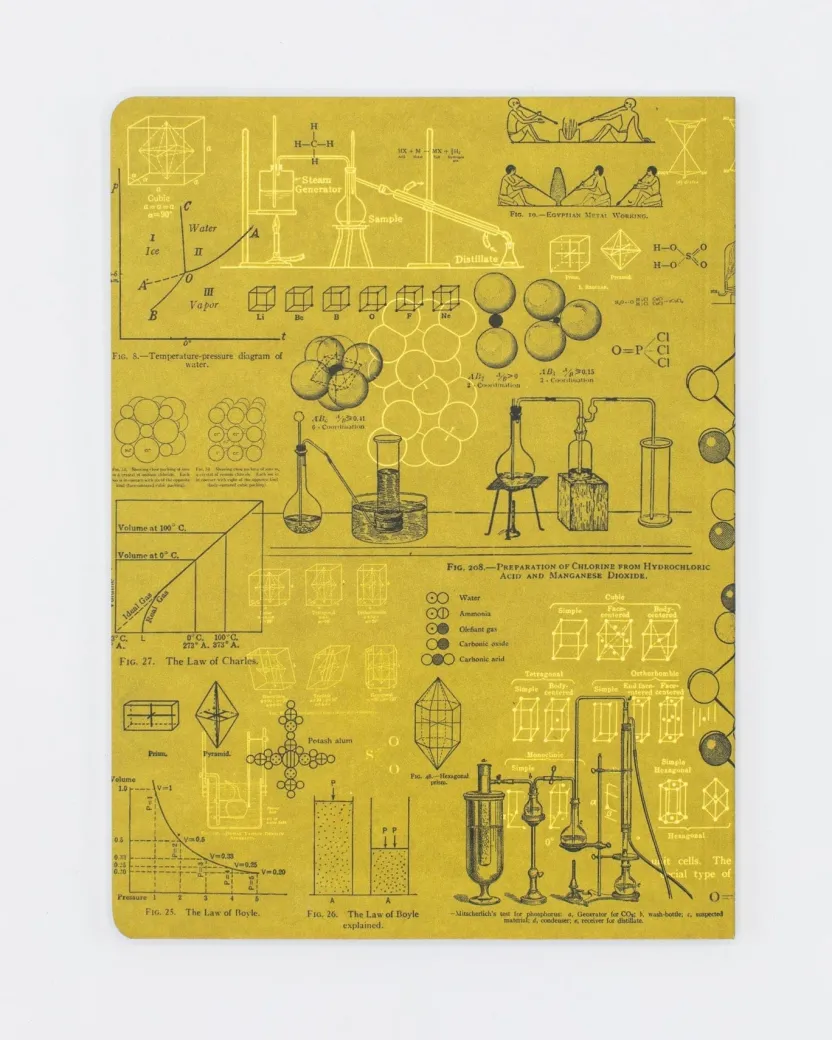 Cognitive Surplus Chemistry Models Softcover Notebook | Dot Grid Journal* The Experiment | Pharmacy