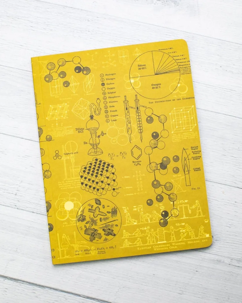 Cognitive Surplus Chemistry Models Softcover Notebook | Dot Grid Journal* The Experiment | Pharmacy