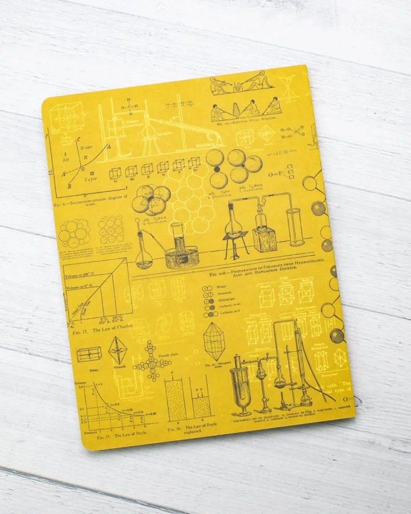 Cognitive Surplus Chemistry Models Softcover Notebook | Dot Grid Journal* The Experiment | Pharmacy