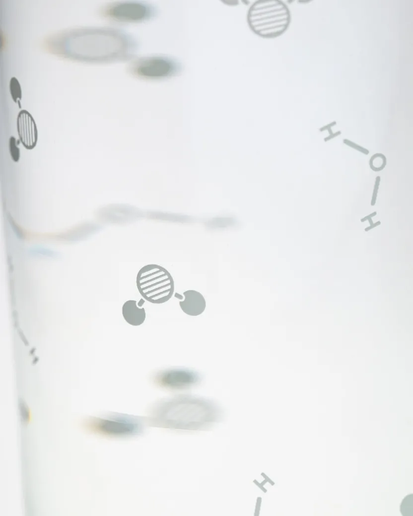 Cognitive Surplus Chemistry of Water Tumbler Glass | Chemistry Gift* Drinking Glasses | Pharmacy