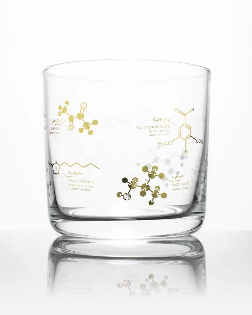 Cognitive Surplus Chemistry of Whiskey Glass - Scotch Glass | * Rocks Glasses | Pharmacy