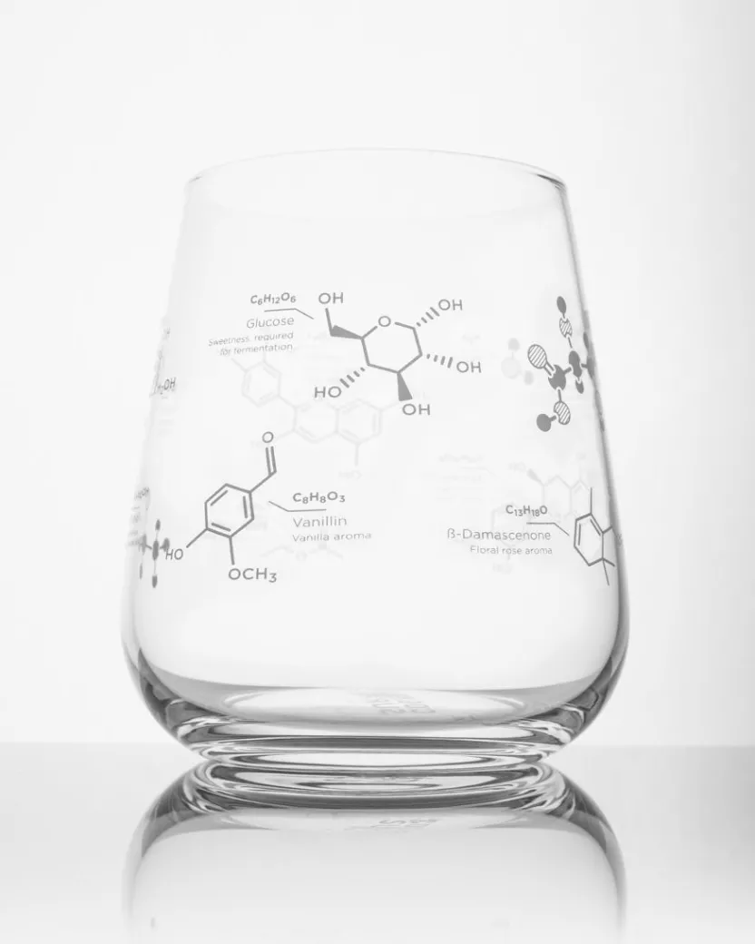 Cognitive Surplus Chemistry of Wine Glass - Chemistry Gift | * Wine Glasses | Pharmacy