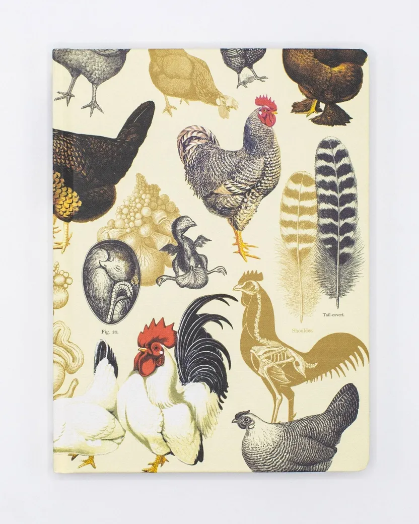 Cognitive Surplus Chicken Hardcover Notebook | Ecology* The Hypothesis | Veterinary Science
