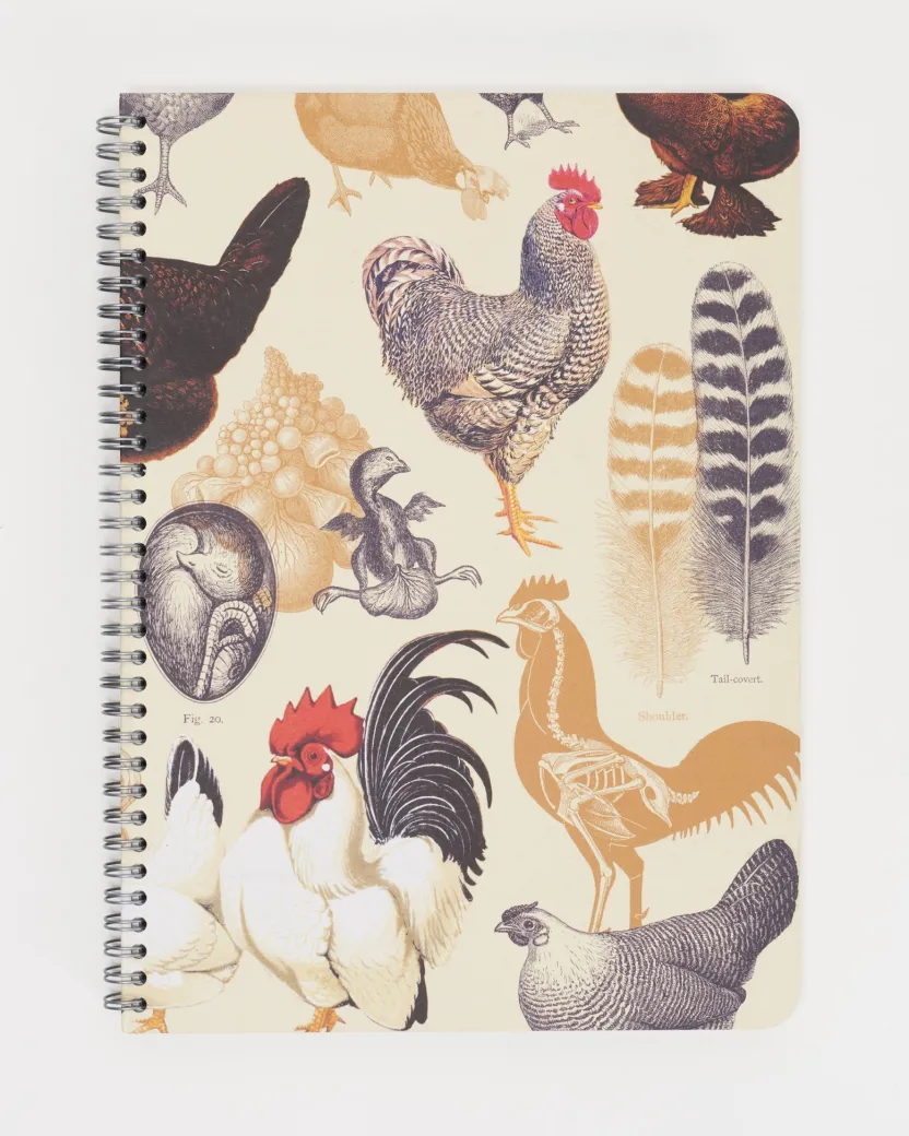 Cognitive Surplus Chickens Spiral Notebook | * The Helix | Veterinary Science