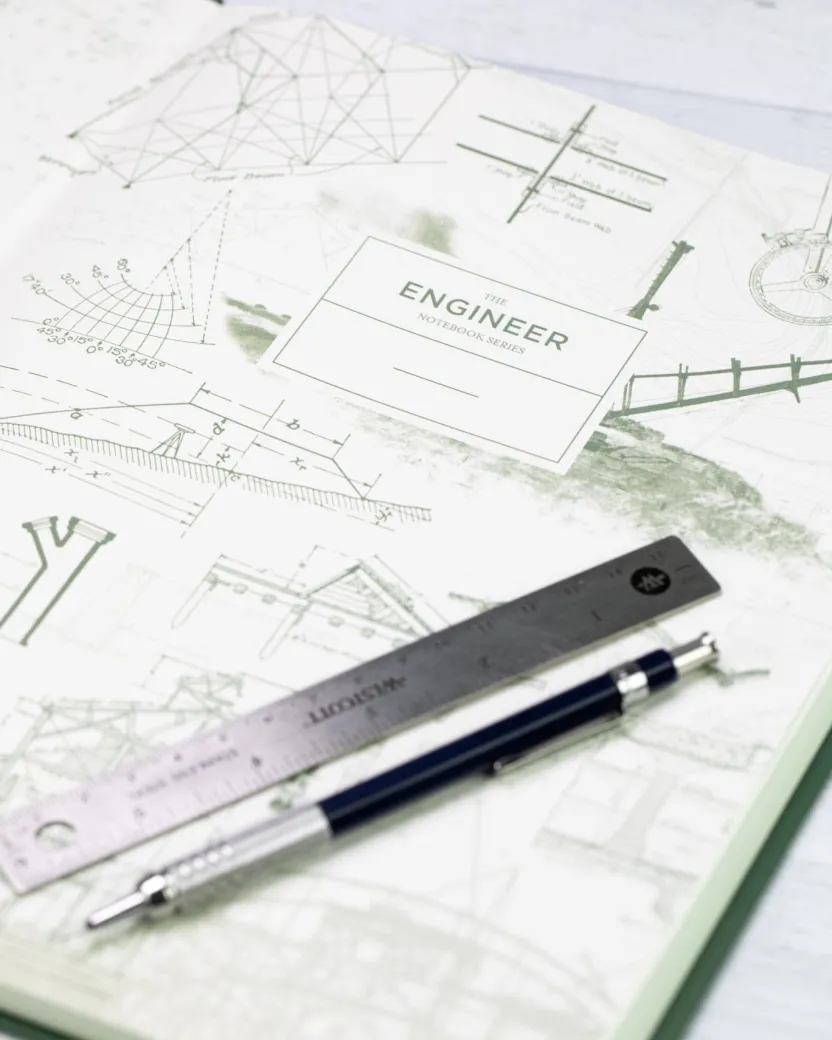 Cognitive Surplus Civil Engineering Graph Paper Notebook | Engineer Gifts* The Engineer | Physics
