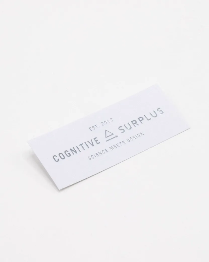 Cognitive Surplus Logo Silver Sticker* Stickers