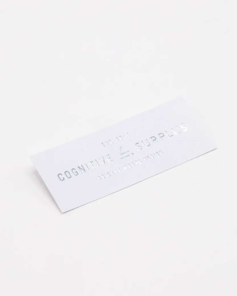 Cognitive Surplus Logo Silver Sticker* Stickers