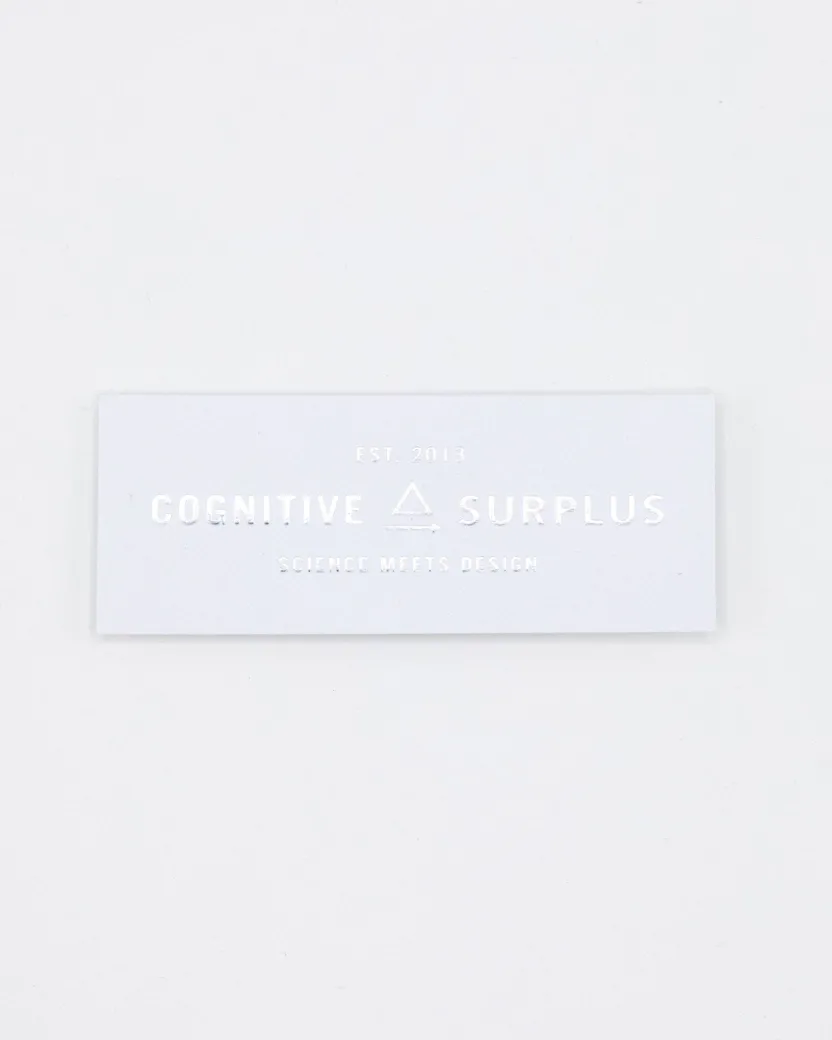 Cognitive Surplus Logo Silver Sticker* Stickers