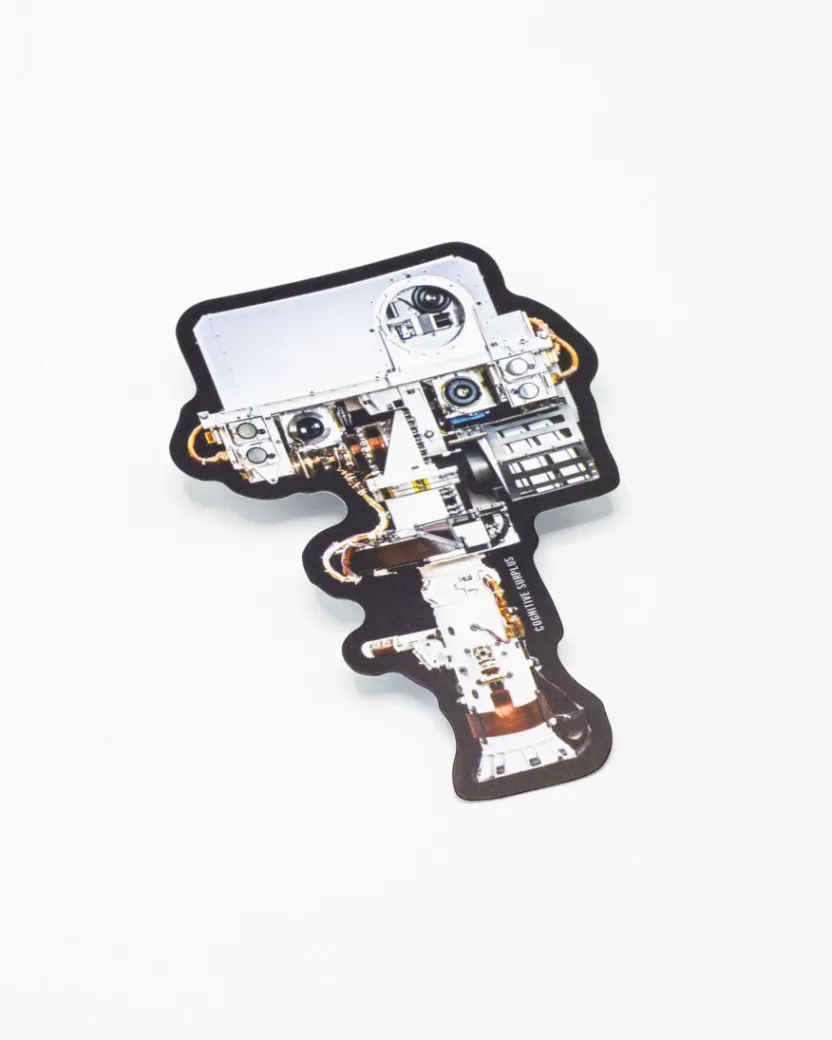 Cognitive Surplus Curiosity Rover Head Sticker* Stickers | Physics
