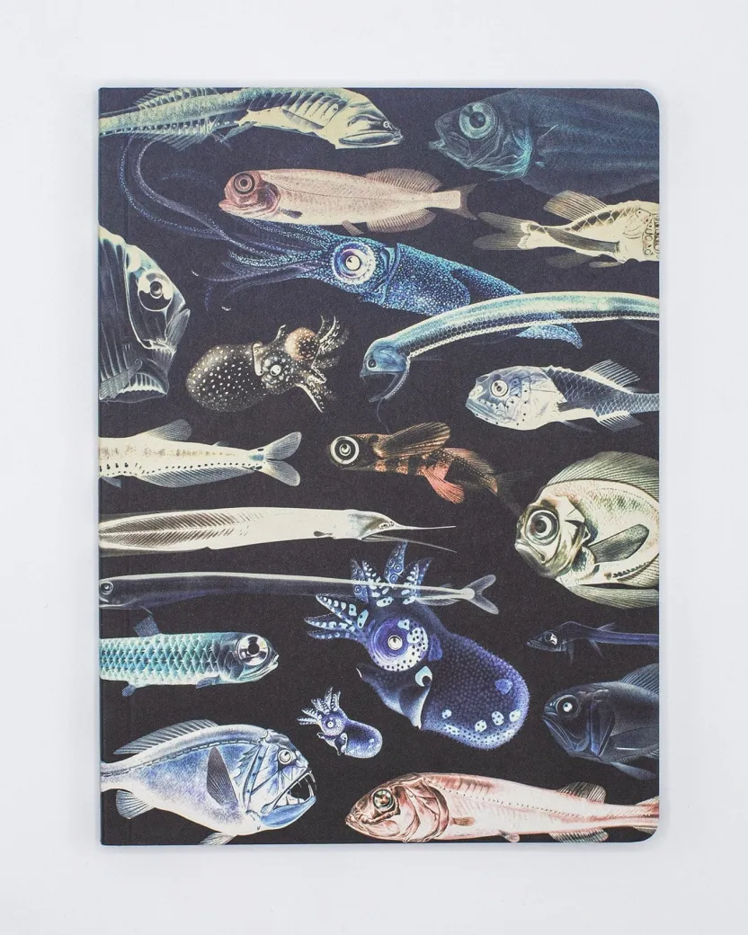 Cognitive Surplus Deep Sea Softcover Notebook - Dot Grid* The Experiment | Marine Biology