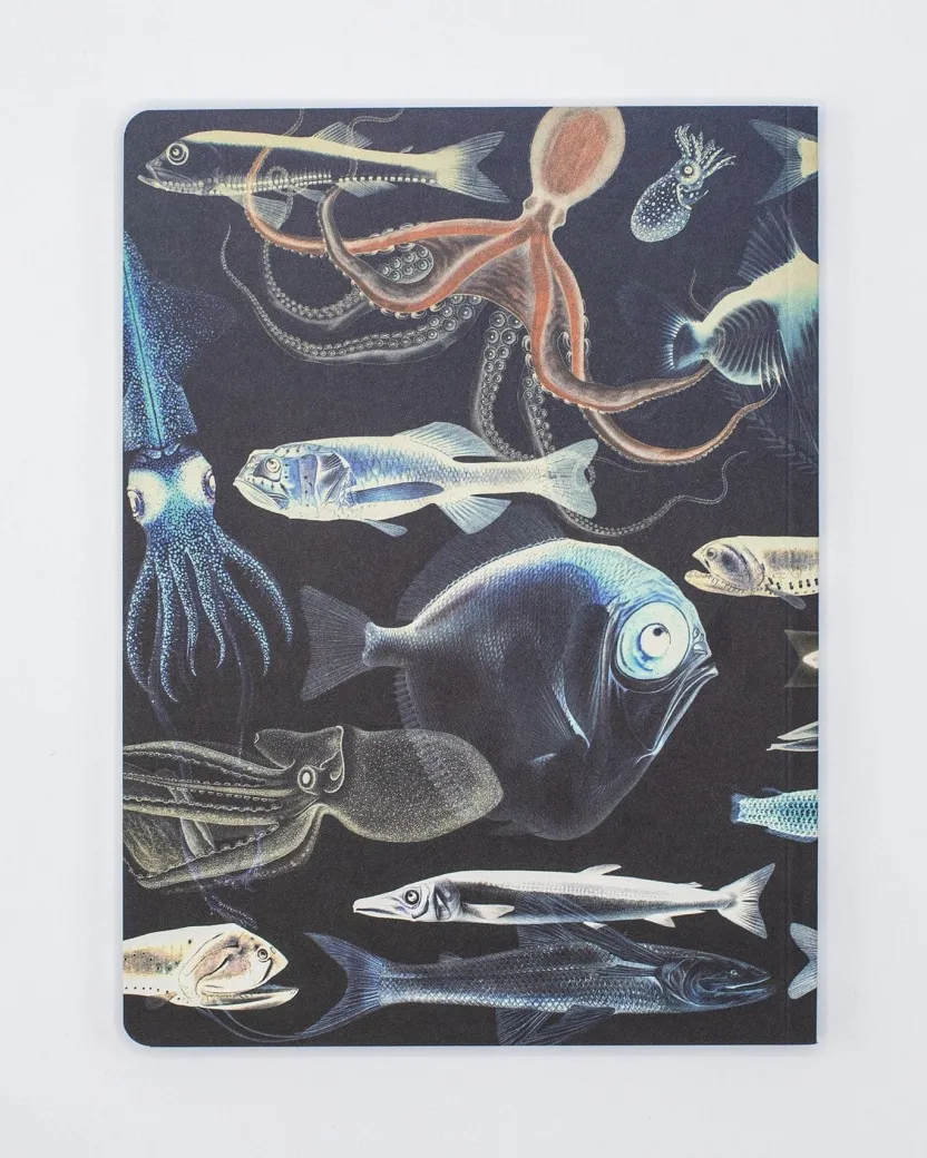 Cognitive Surplus Deep Sea Softcover Notebook - Dot Grid* The Experiment | Marine Biology