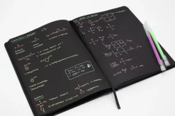 Cognitive Surplus Desert Moon Dark Matter Notebook* Black Paper Notebooks | The Dark Matter