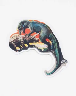 Cognitive Surplus Dinosaur Fight Sticker* Stickers | Paleontology