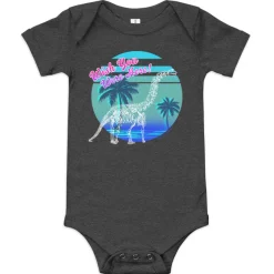 Cognitive Surplus Dinosaur Wish You Were Here Baby Bodysuit* Baby Bodysuits | Paleontology