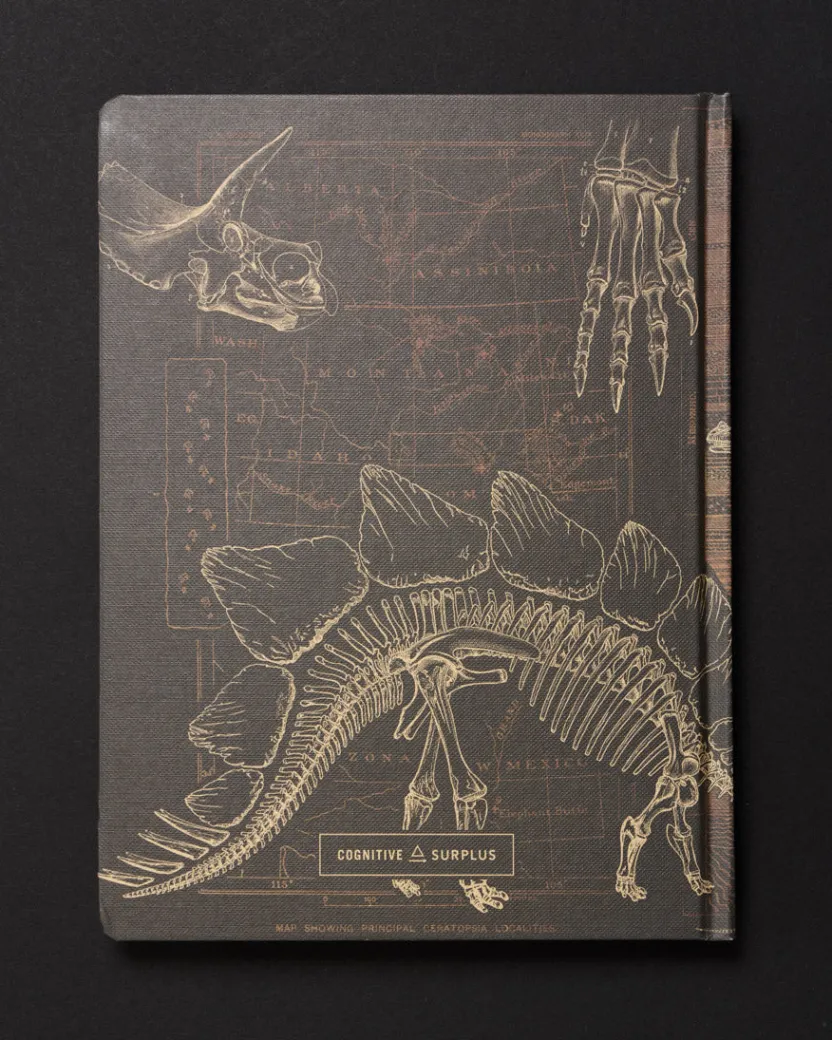 Cognitive Surplus Dinosaurs Dark Matter Notebook* Black Paper Notebooks | The Dark Matter
