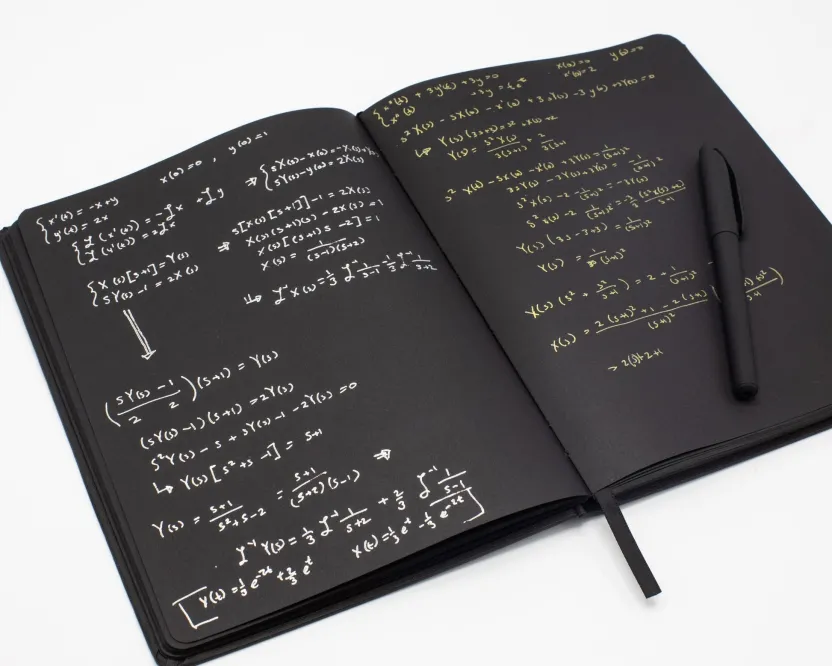Cognitive Surplus Dinosaurs Dark Matter Notebook* Black Paper Notebooks | The Dark Matter
