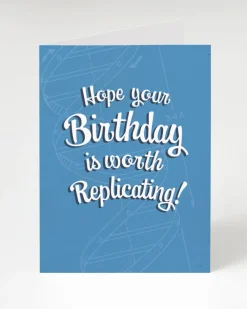 Cognitive Surplus DNA Replication Birthday Card | * Greeting Cards | Genetics
