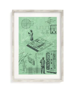 Cognitive Surplus Early Computers Museum Print | Programmer Gift* Wall Art | Physics