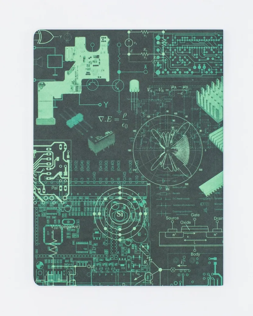 Cognitive Surplus Electronic Engineering Softcover Notebook - Dot Grid* The Experiment | Physics