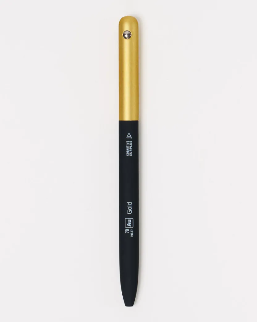 Cognitive Surplus Element Gel Pens (Single)* Black Paper Notebooks | Pens