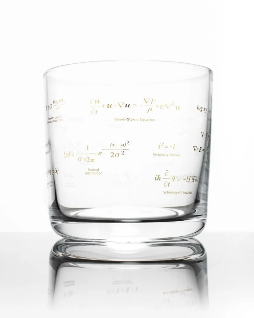 Cognitive Surplus Equations That Changed the World Whiskey Glass - Scotch Glass* Rocks Glasses | Math