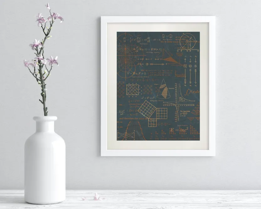 Cognitive Surplus Equations That Changed the World Museum Print* Wall Art | Physics