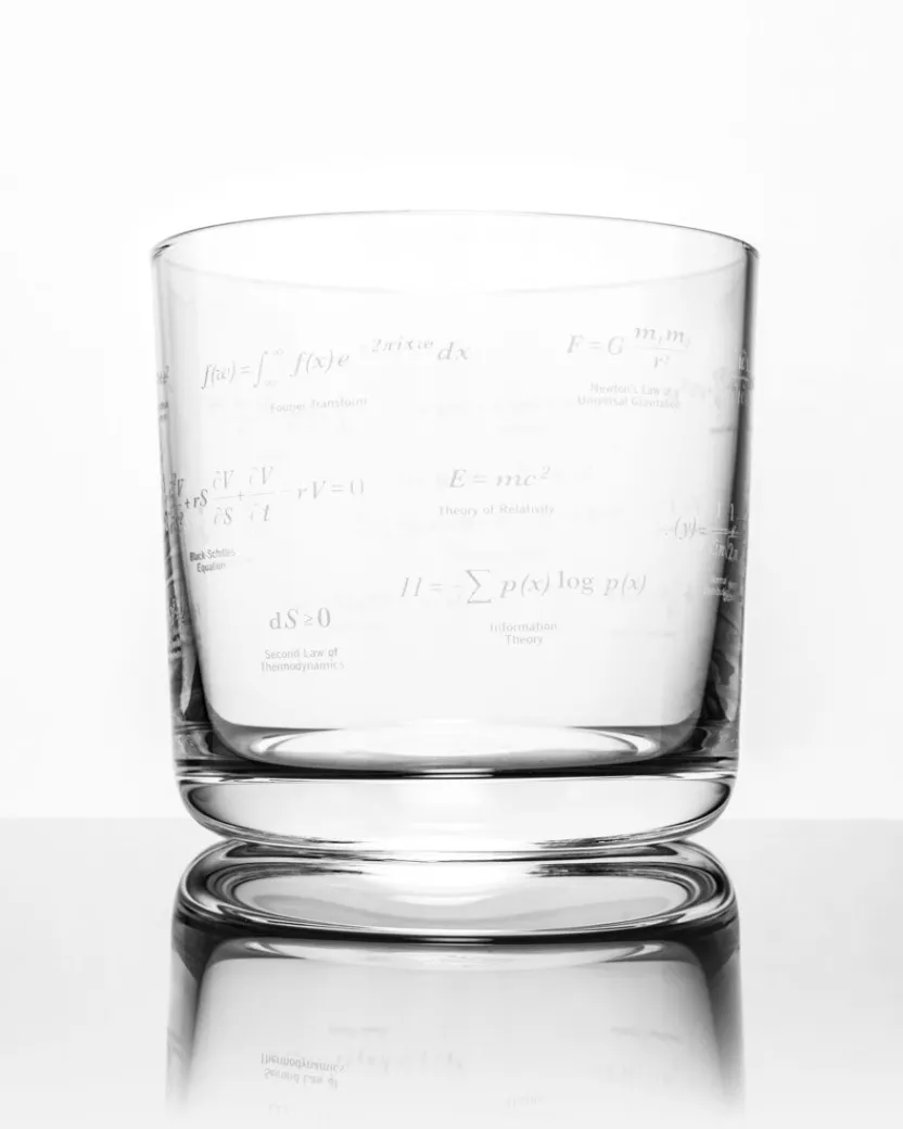 Cognitive Surplus Equations That Changed the World Whiskey Glass - Scotch Glass* Rocks Glasses | Math