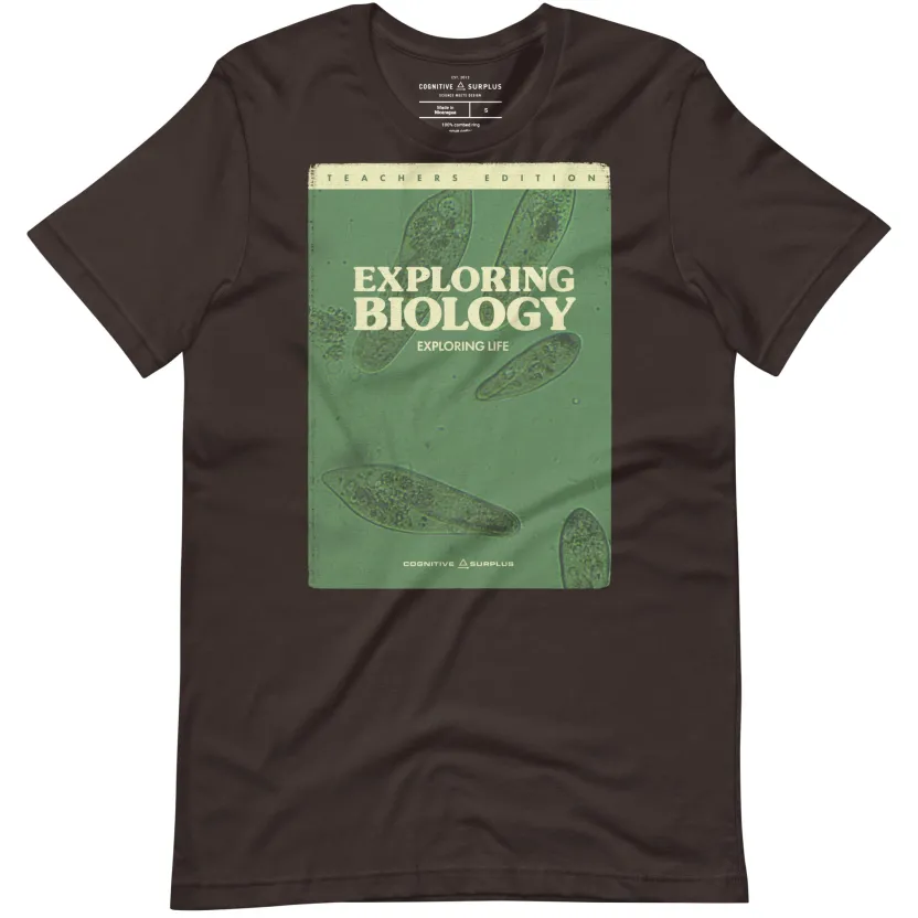 Cognitive Surplus Exploring Biology Graphic Tee* Unisex Graphic Tees | Biology