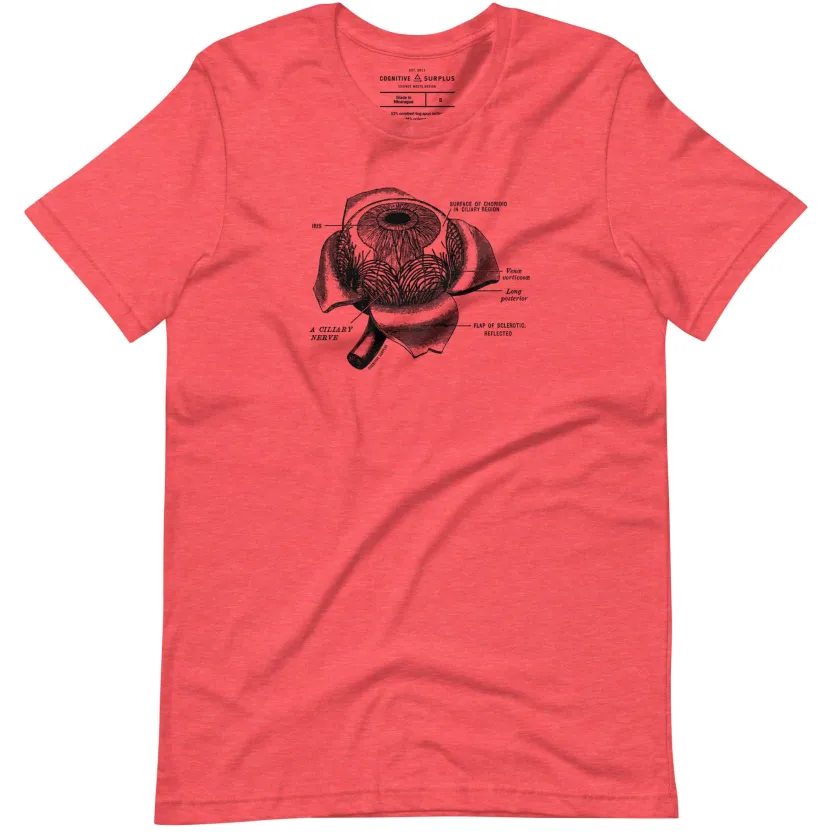 Cognitive Surplus Eye Anatomy Graphic Tee* Unisex Graphic Tees | Medicine
