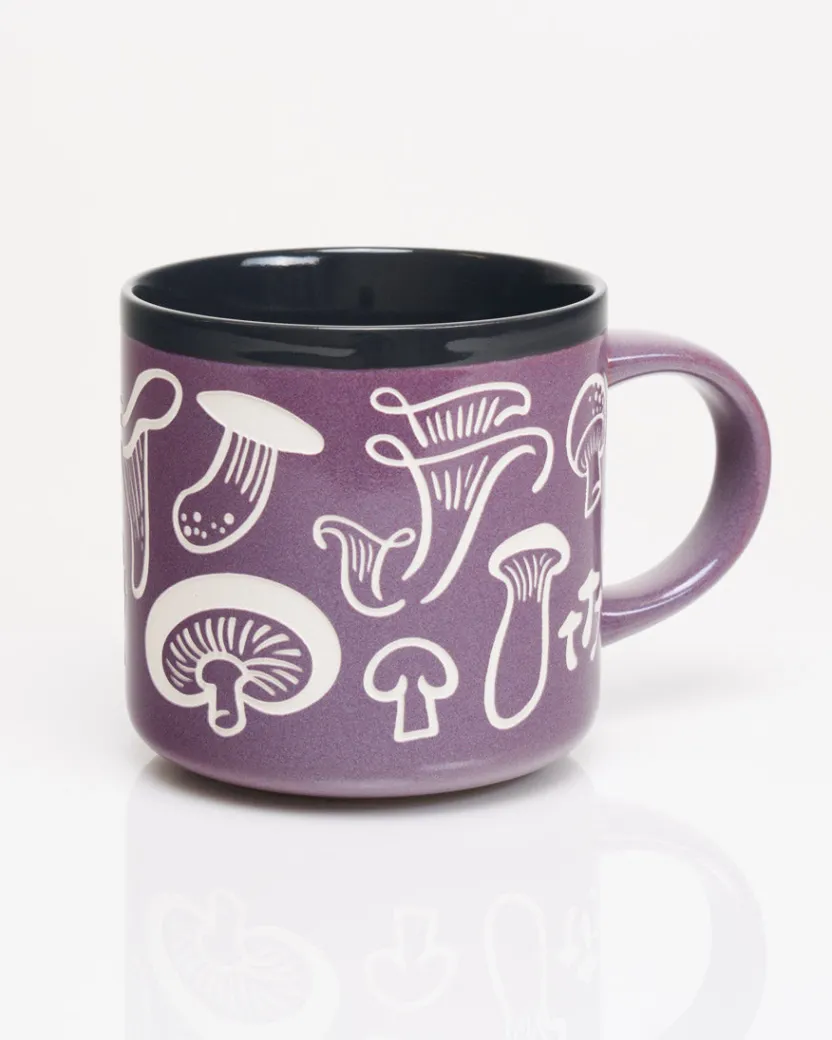 Cognitive Surplus Fabulous Fungi Mug - Hand Carved | * Mugs | Botany