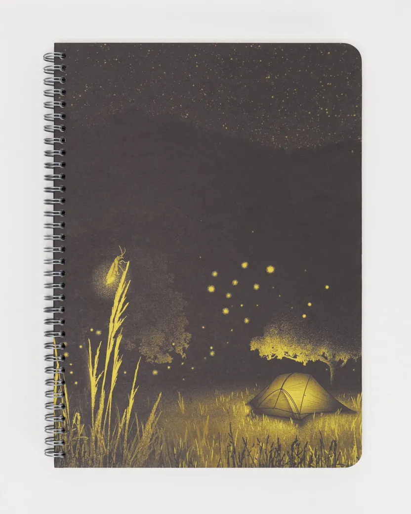 Cognitive Surplus Firefly Meadow Spiral Notebook | * The Helix | Biology