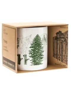 Cognitive Surplus Forest & Trees Mug 20 oz | Botanical Print Science Mug* Mugs | Biology
