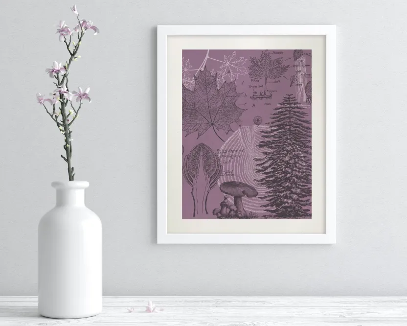 Cognitive Surplus Forest at Dusk Museum Print | Biology Art* Wall Art | Botany