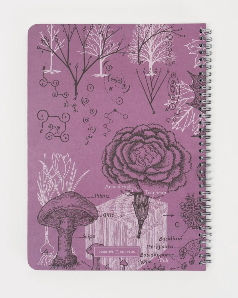 Cognitive Surplus Forest at Dusk Spiral Notebook | * The Helix | Botany