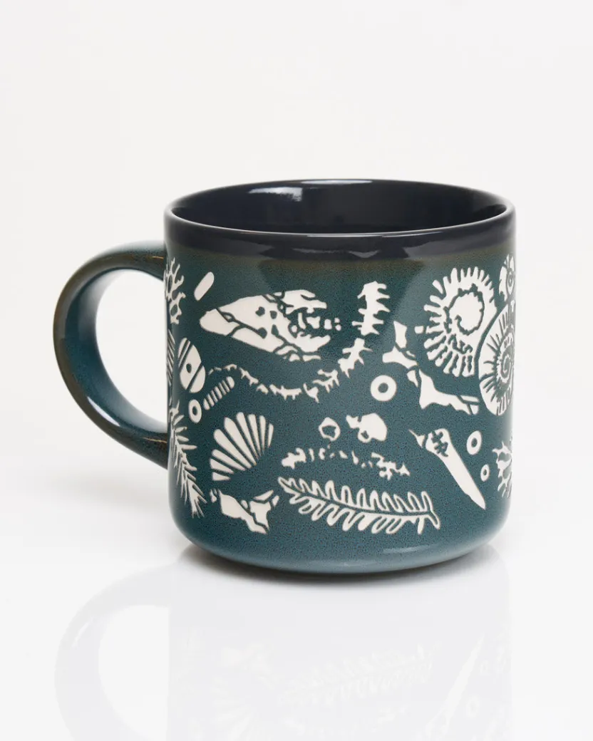 Cognitive Surplus Fossils Mug - Hand Carved | * Mugs | Paleontology
