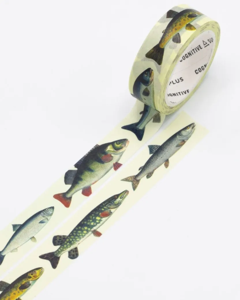 Cognitive Surplus Freshwater Fish Washi Tape* Washi Tape | Marine Biology