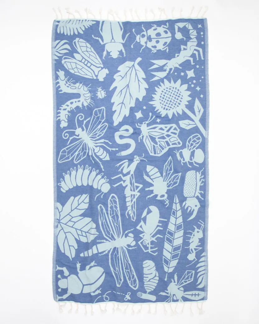 Cognitive Surplus Garden Friends: Entomology Turkish Towel* Turkish Towels | Entomology