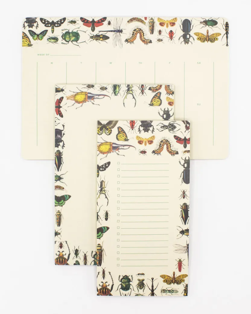 Cognitive Surplus Garden Friends Notepads - Entomology Market Pad | * Notepads | Entomology