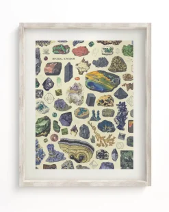 Cognitive Surplus Gems & Minerals Museum Print | Geology Gift* Wall Art | Geology + Earth Science