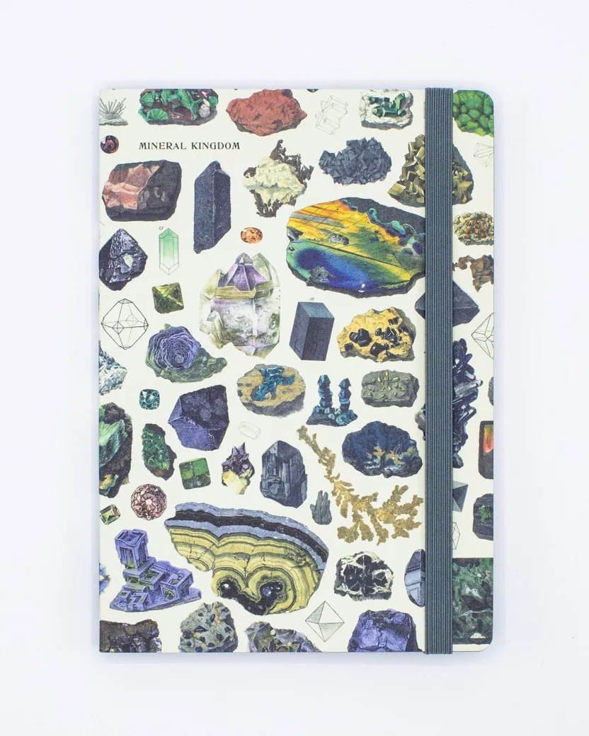 Cognitive Surplus Gems & Minerals Notebook - Rockhound A5 Softcover | * The Analysis | Geology + Earth Science