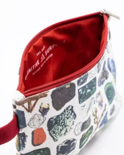 Cognitive Surplus Gems & Minerals Pencil Bag - Red* Pencil Bags | Geology + Earth Science