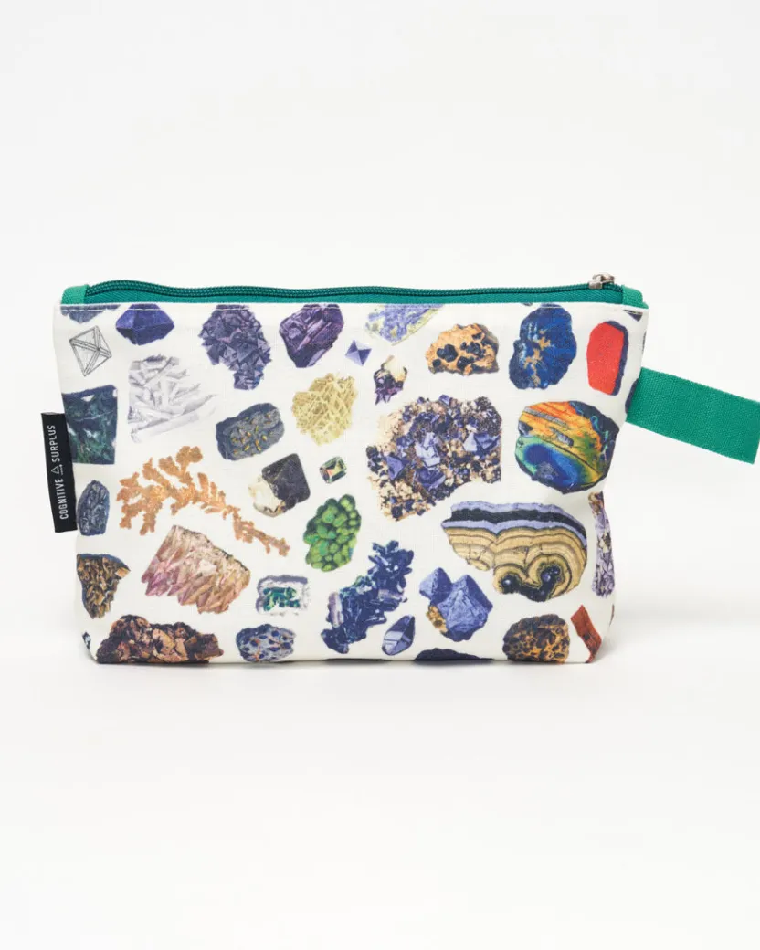 Cognitive Surplus Gems & Minerals Pencil Bag* Pencil Bags | Geology + Earth Science