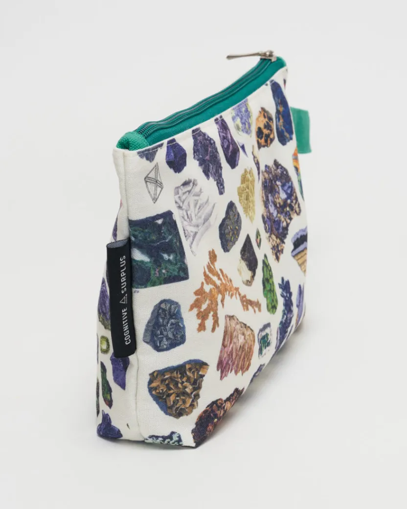 Cognitive Surplus Gems & Minerals Pencil Bag* Pencil Bags | Geology + Earth Science