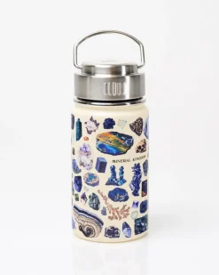 Cognitive Surplus Gems & Minerals Stainless Steel Vacuum Flask / Insulated Travel Mug* Travel Mugs | Water Bottles