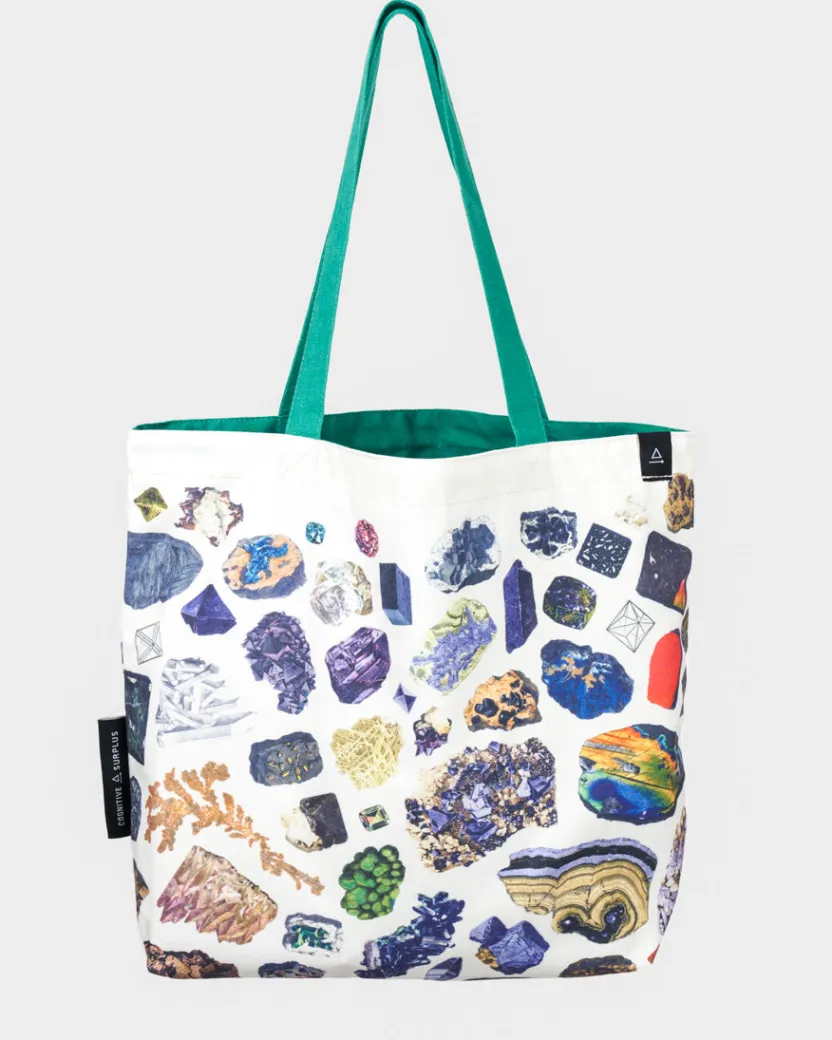 Cognitive Surplus Gems & Minerals Tote Bag | Reversible Geology Tote* Tote Bags | Geology + Earth Science