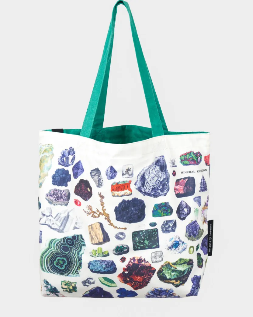 Cognitive Surplus Gems & Minerals Tote Bag | Reversible Geology Tote* Tote Bags | Geology + Earth Science