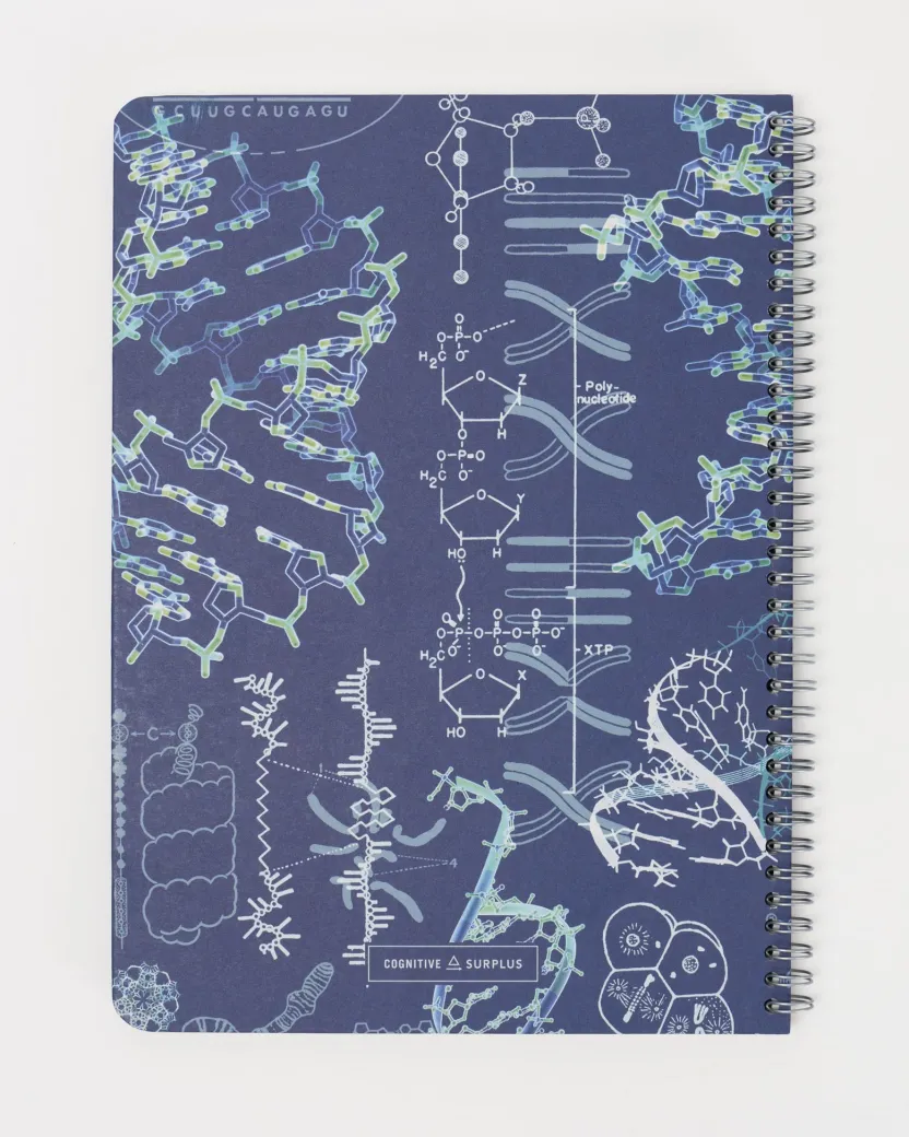 Cognitive Surplus Genetics & DNA Spiral Notebook | * The Helix | Microbiology